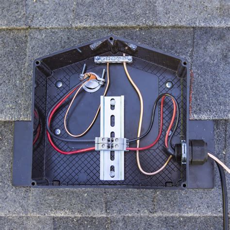 junction box for roof|solar roof junction box.